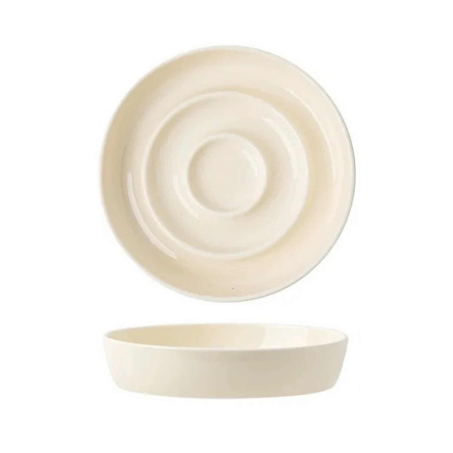 Skorter | Ceramic Anti-Choke Feeding Bowl – Slow Feeder for Cats and Dogs