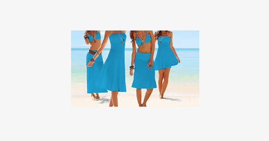 Skorter | 4-in-1 Strapless Beach Dress - Various Colors