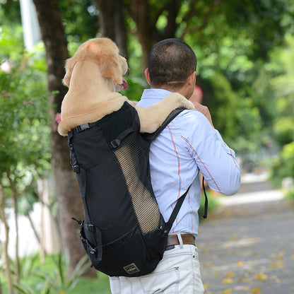 Skorter | Dog Backpack – Comfortable Carrying Bag for Medium Dogs with Safety Strap and Storage Pockets