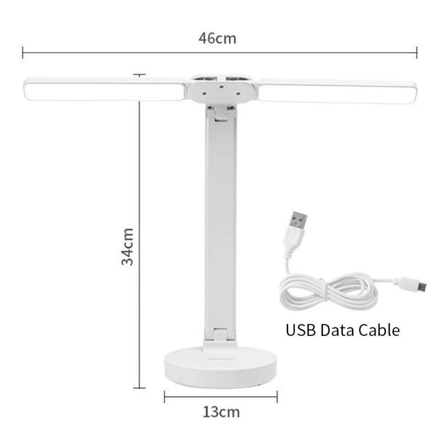 Skorter | Adjustable Reading Lamp - Rechargeable Dimmable with Phone Table
