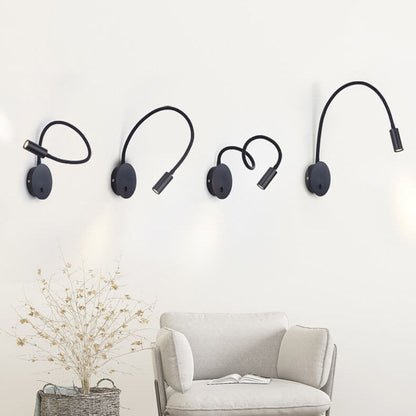 Skorter | Minimalist 1-light LED wall lamp with 360-degree adjustability