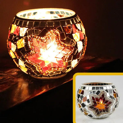Candle Holder- Decorative Glass