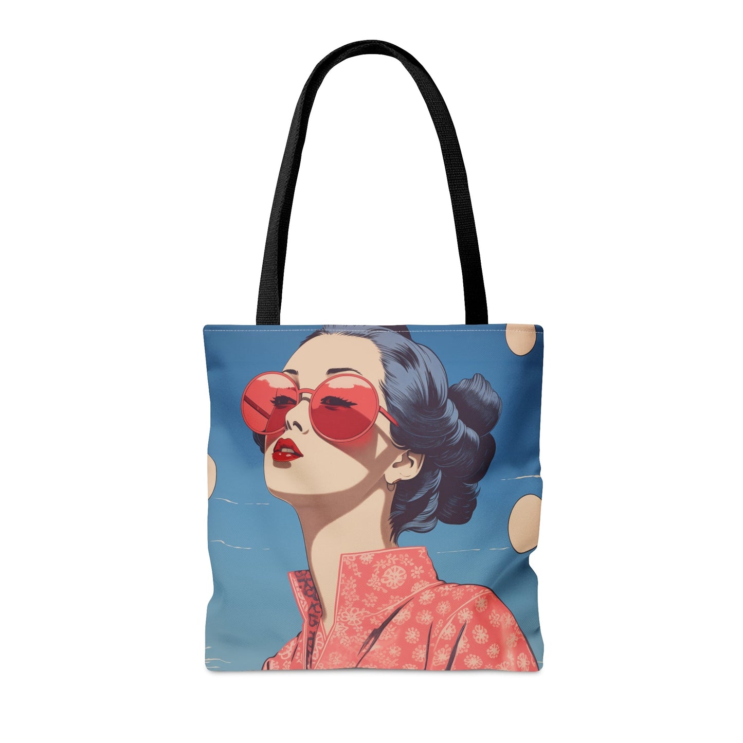 Skorter | Chic Sakura Shades Pop Print Tote Bag Medium
