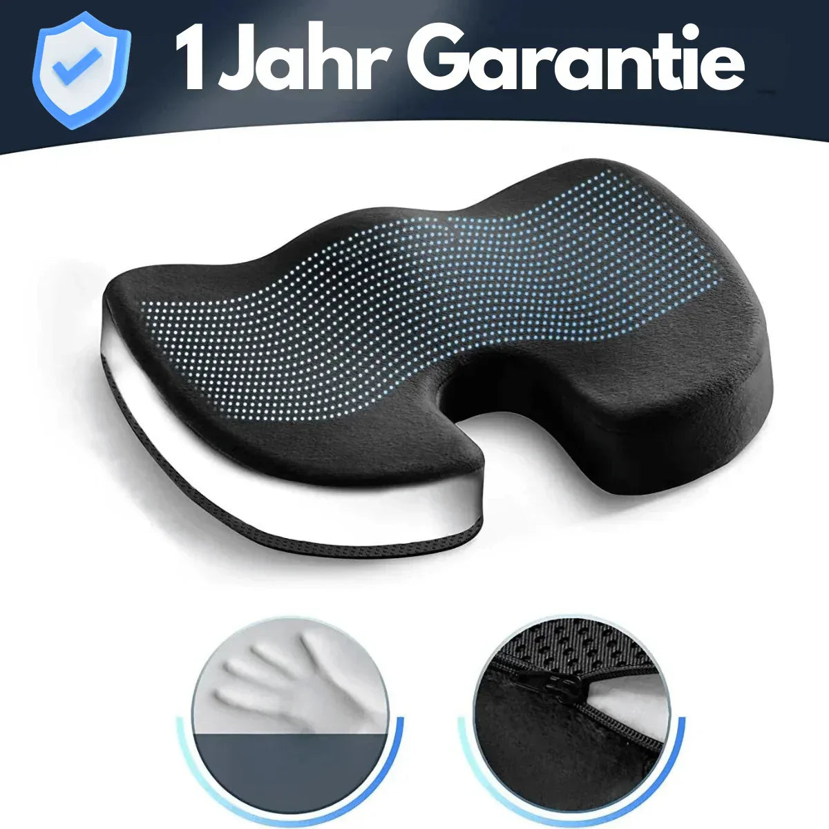 Skorter | Ergonomic 4D Comfort Seat Cushion with Orthopedic Support