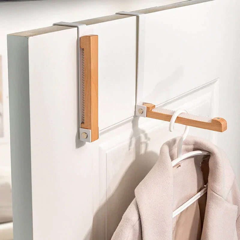 skorter | Foldable Wood Over The Door Hooks