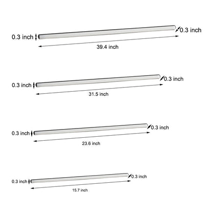 Skorter | KastLys - 6 pcs Long 12V LED Strips for Cabinet Lighting