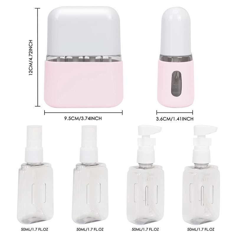 Skorter | Shampoo Dispenser, Portable Travel Bottle Set