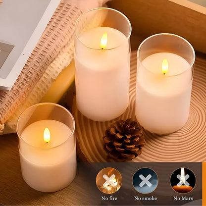 Skorter | Ethereal 3D Flameless Candle | 3pcs Set