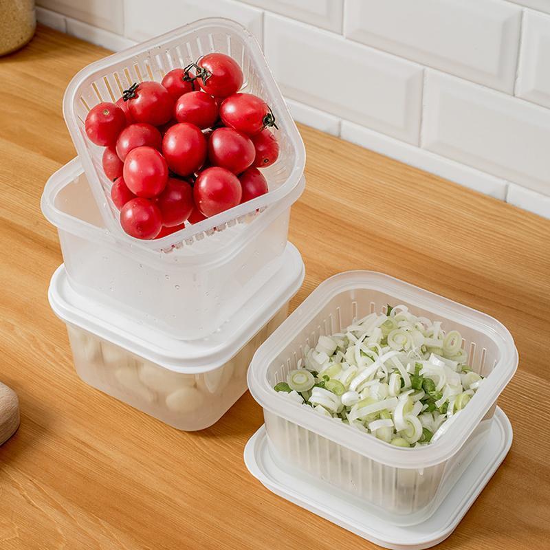 skorter | Transparent Double-Layer Sealed Storage Box