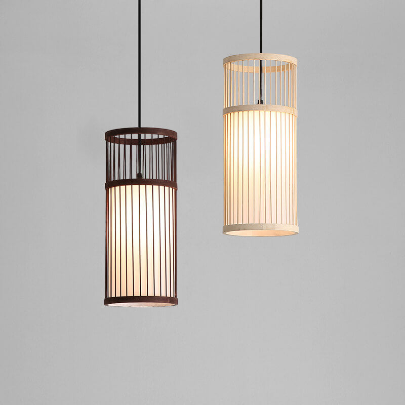 Skorter | Bambora Zen Pendant Light | Handwoven Bamboo Lantern | Japanese Design | Natural Elegance