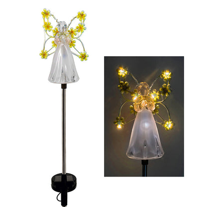 Skorter | SolarAngel - LED Garden lamp with solar energy with angel design - Weatherproof outdoor lighting