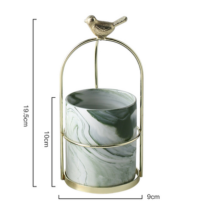 Skorter | Flower plant pots with bird design for stylish decoration