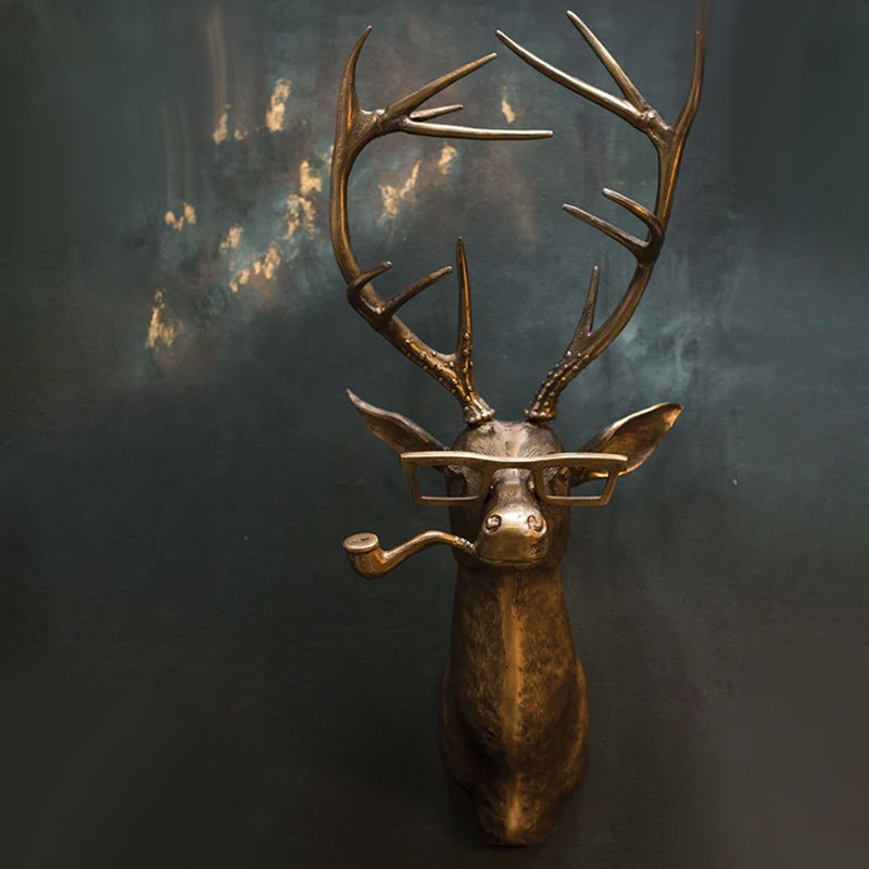 Skorter | Animal Head Resin Sculpture