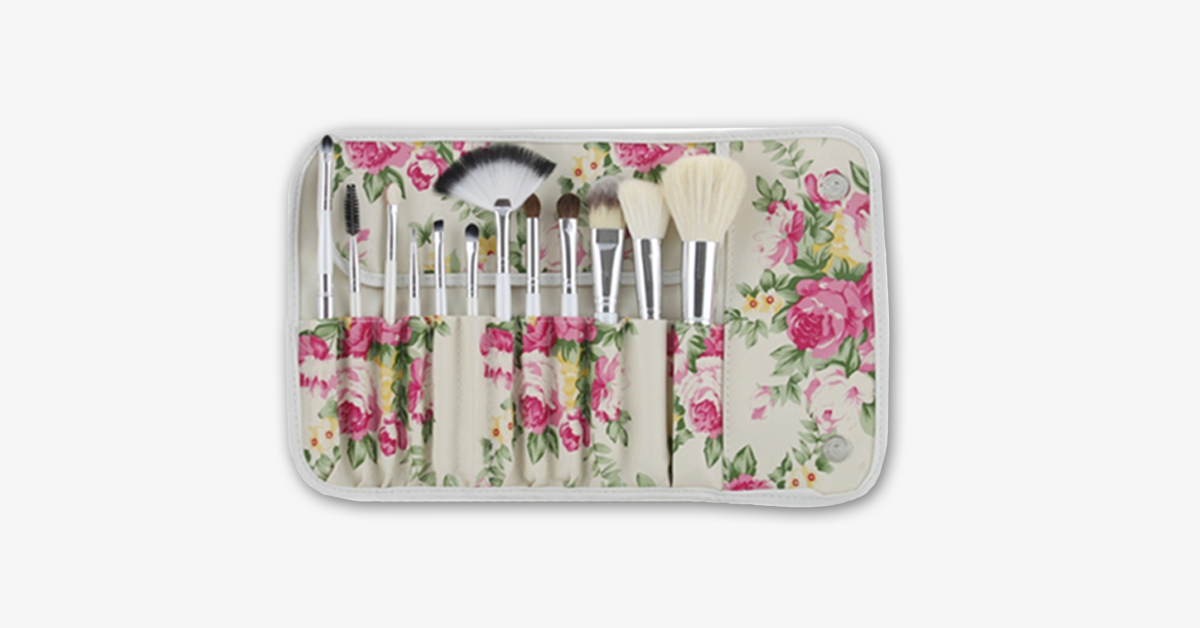 Skorter | 12-piece traditional brush set – Easy application of makeup