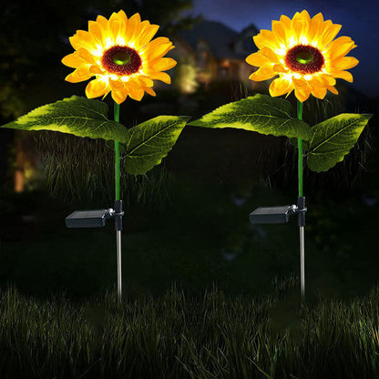 Skorter | Solar Sunflower LED Outdoor Lawn Decorative Ground Stake Light