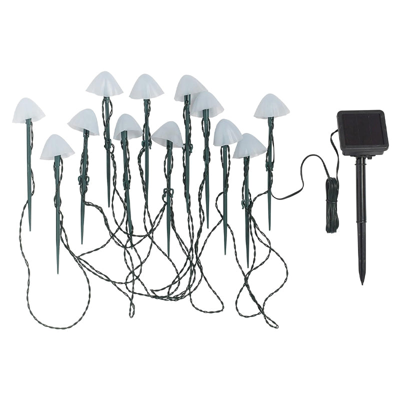 Skorter | LED Solar String Lights Ground Stake Mushroom Lights