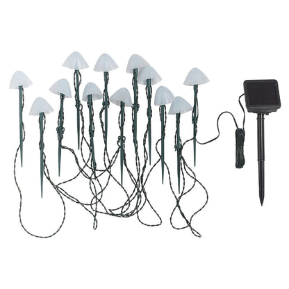 Skorter | LED Solar String Lights Ground Stake Mushroom Lights