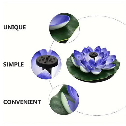 Skorter | Lotus-shaped solar fountain pond decoration