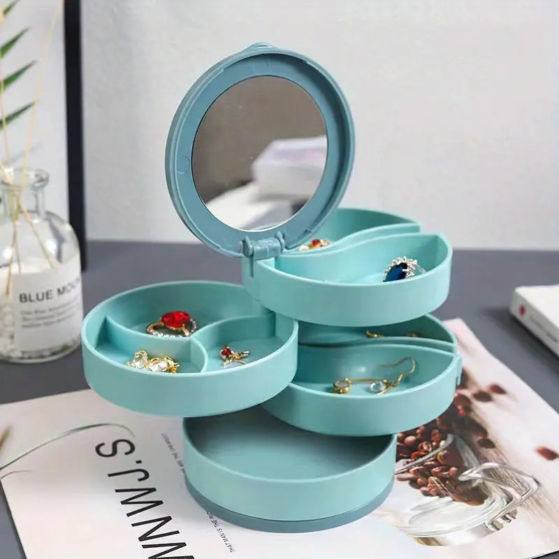 skorter | 4-Layer Rotatable Jewelry Storage Box