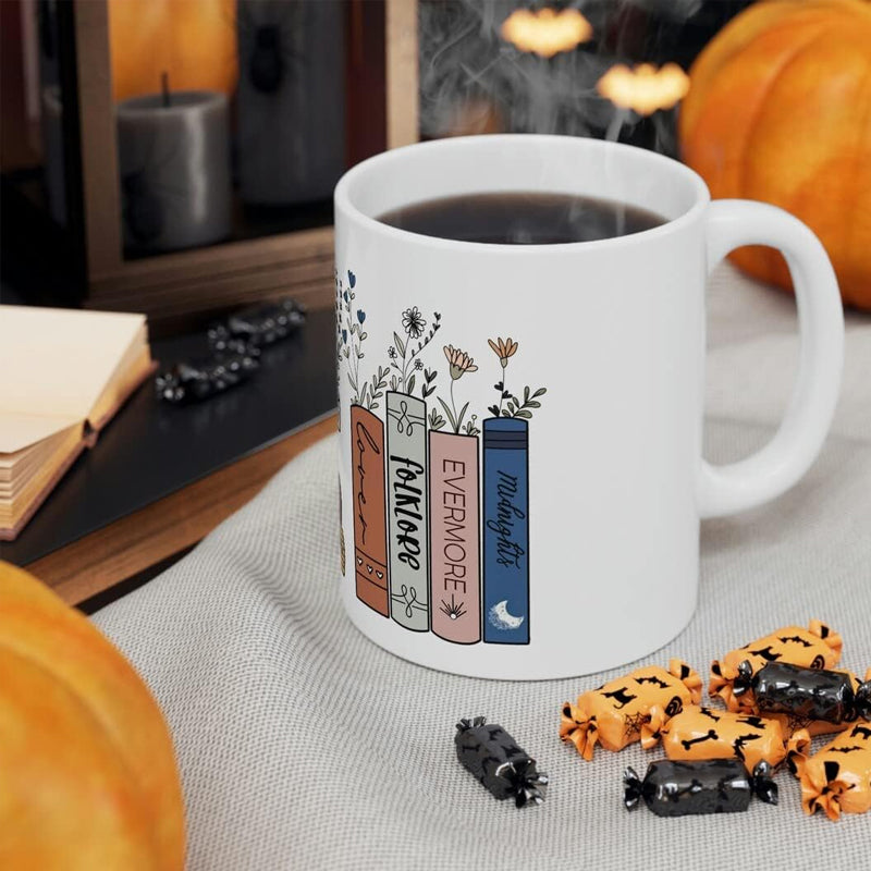 skorter | Floral Music Album Swiftea Mug