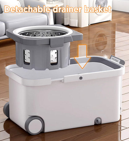 Skorter | 360° Rotatable Mop and Bucket Set with Wringing System F63