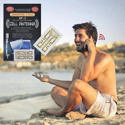 Skorter | Compact Universal Signal Booster Sticker for Mobile Phones – 1.5 m Antenna Effect