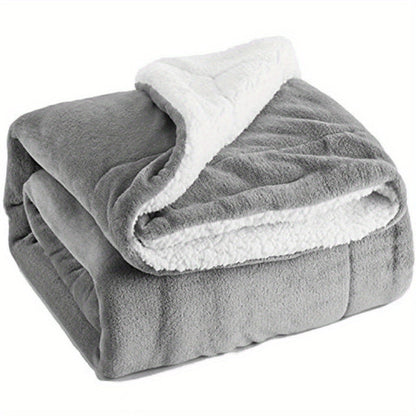 Skorter | Sherpa Fleece Blanket - Soft and Warmer, Suitable for Sofa and Couch, All-Season