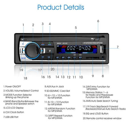 Skorter | 12V Bluetooth Car Stereo