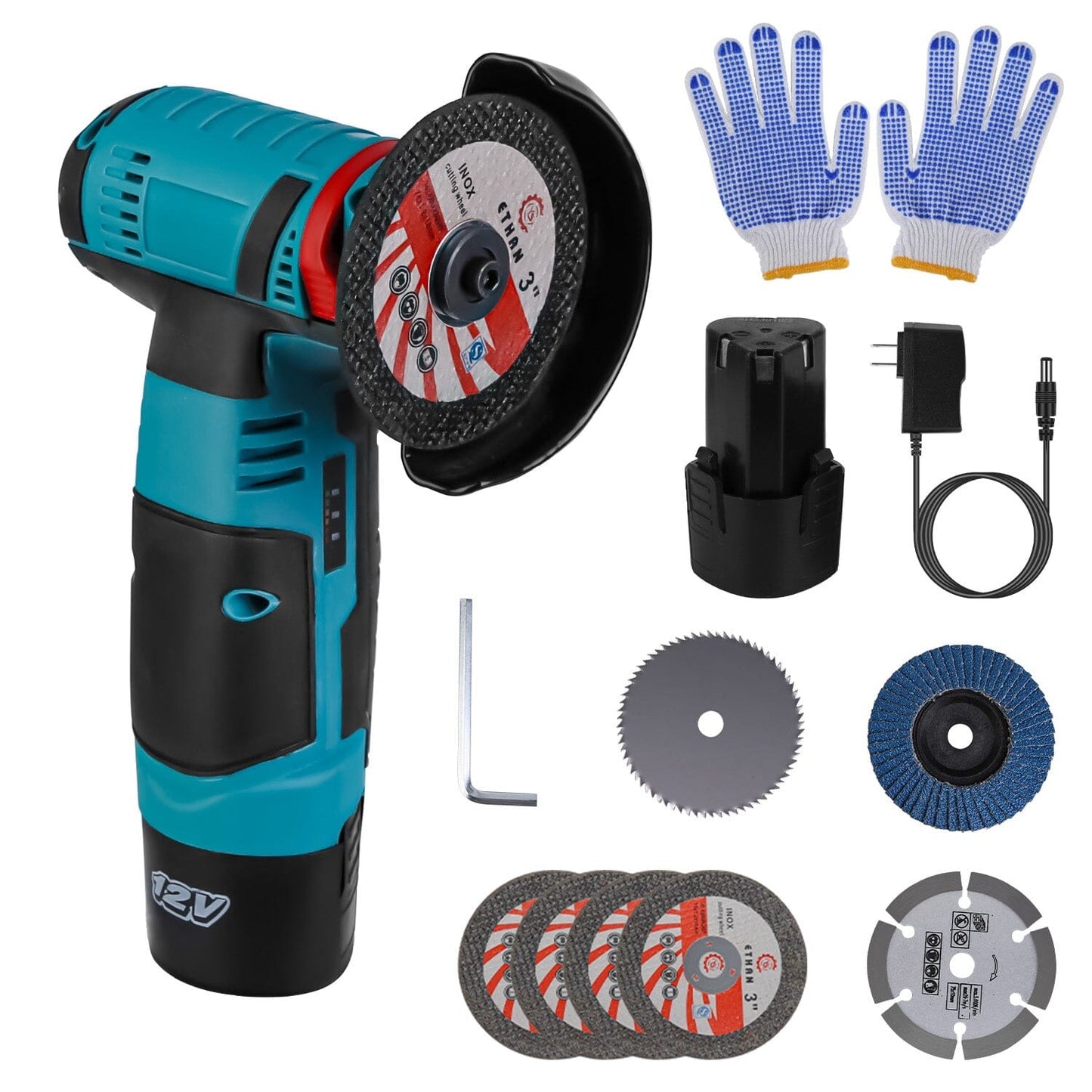 Skorter | 12V Wireless Mini Angle Grinder