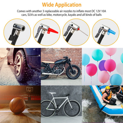 Skorter | 12V Digital Tire Pump with LED Light 150 PSI