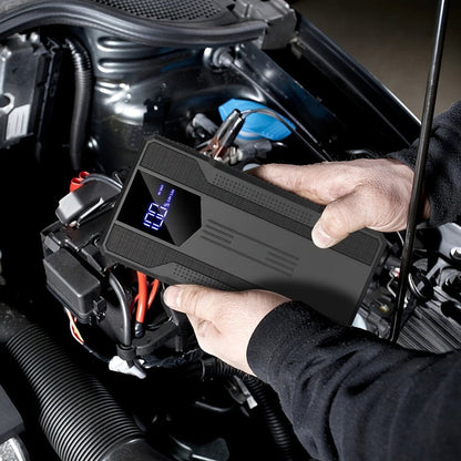 Skorter | 12V Ultra-Portable Car Battery Jump Cables with Advanced Smart Clamp & Intuitive LCD Screen