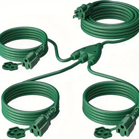 Skorter | 13 Ft. Straight 1 to 3 Splitter Extension Cable