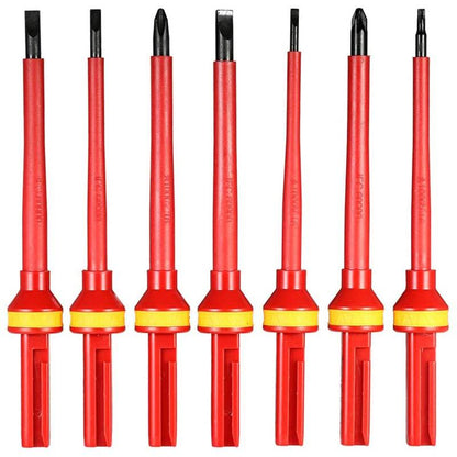 Skorter | 13-Piece: 1000V Replaceable Insulated Screwdriver Set