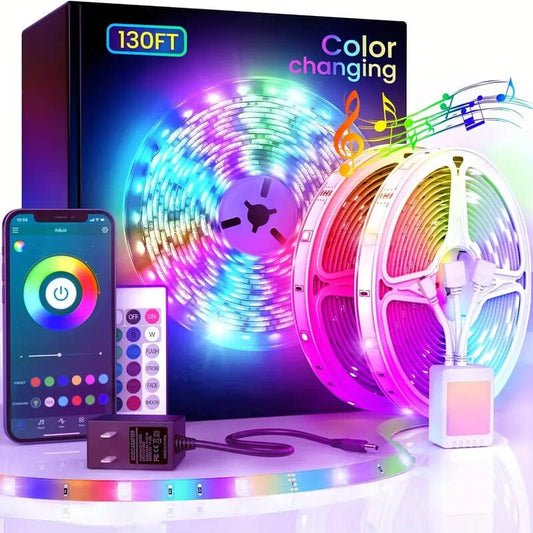 Skorter | 130 Ft. RGB 24V LED strips with app-controlled remote