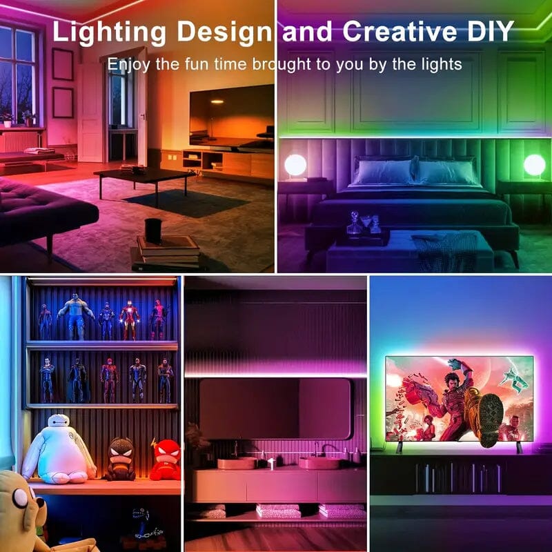 Skorter | 130 Ft. RGB 24V LED strips with app-controlled remote