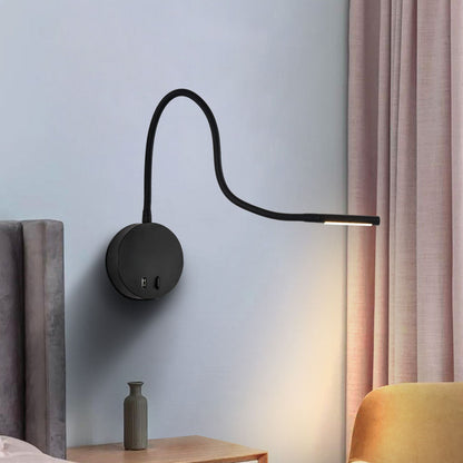 Skorter | Minimalistic USB rechargeable silicone spotlight LED reading wall lamp