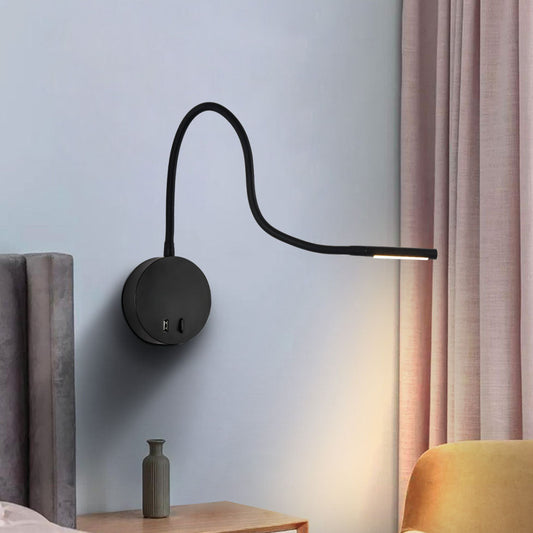 Skorter | Minimalistic USB rechargeable silicone spotlight LED reading wall lamp