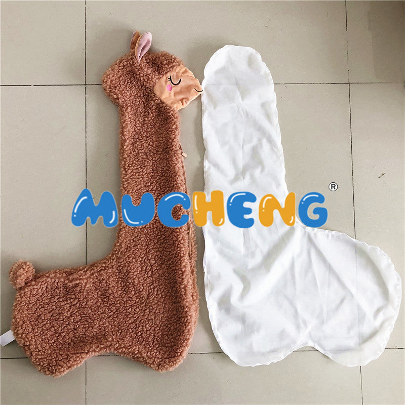 Skorter | 130cm Beautiful Alpaca Plush Toy Japanese Alpaca Soft Filled Cute Sheep Llama Animal Dolls Sleep Pillow Home Bed Decoration Gift