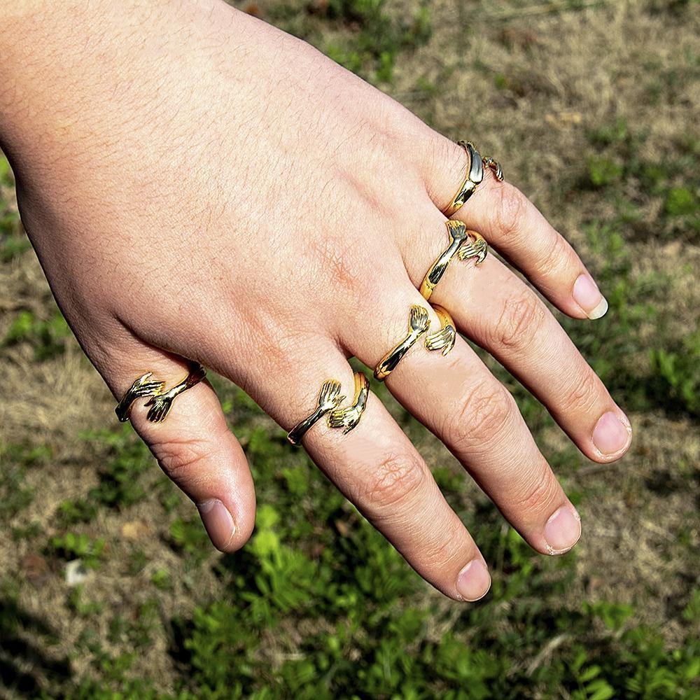 Skorter | 2022 New Couple Hug Ring Romantic Gift - For Friends Mother Sister Girlfriend