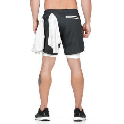 Skorter | 2-in-1 Double Layer Fitness Quick-Drying Pants