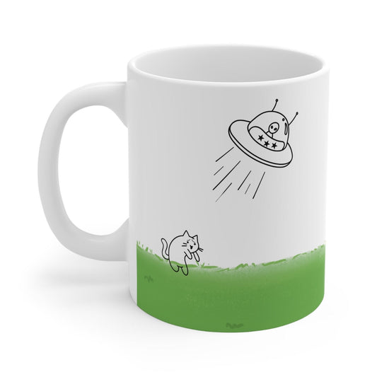 Skorter | Abducting Cat Mug