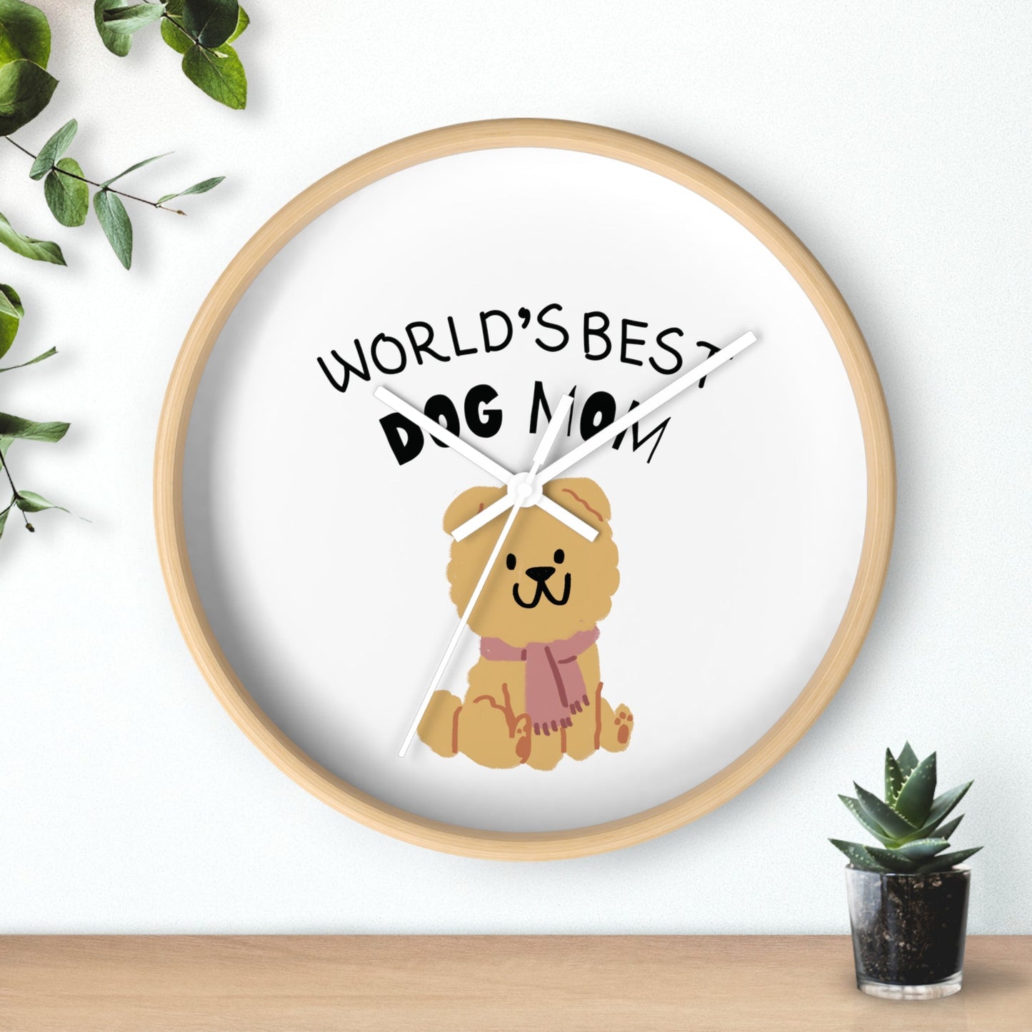 Skorter | Best Dog Mom Wall clock
