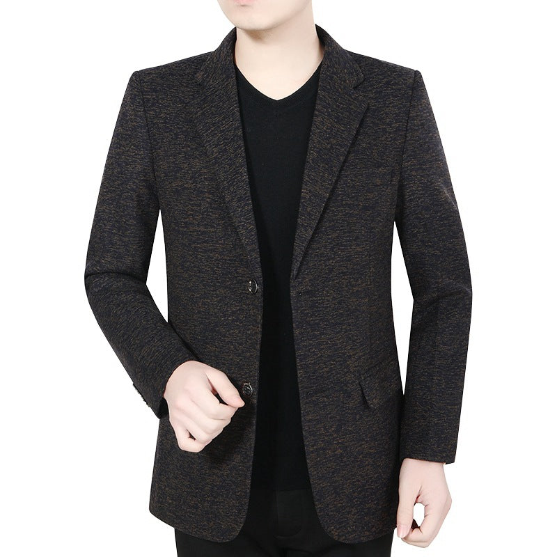 Herrkavaj slim fit i texturerat tyg Skorter