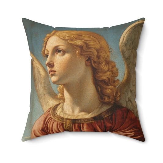 Skorter | Angel with Wings Faux Suede Cushion