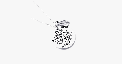 Skorter | Dogs make my life complete Necklace