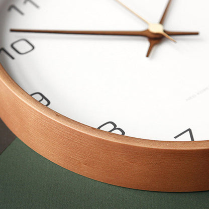 Skorter | Analog Wall Decoration Wooden Clock for Home