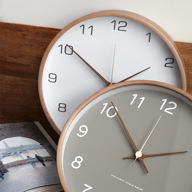 Skorter | Analog Wall Decoration Wooden Clock for Home