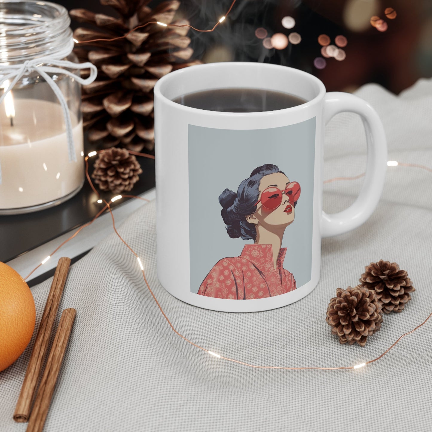 Skorter | Chic Sakura Shades Mug