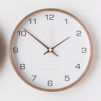 Skorter | Analog Wall Decoration Wooden Clock for Home