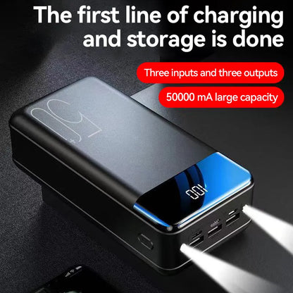 Skorter | 50000mAh large capacity power bank mobile phone super fast charging portable power supply mobile computer external power supply